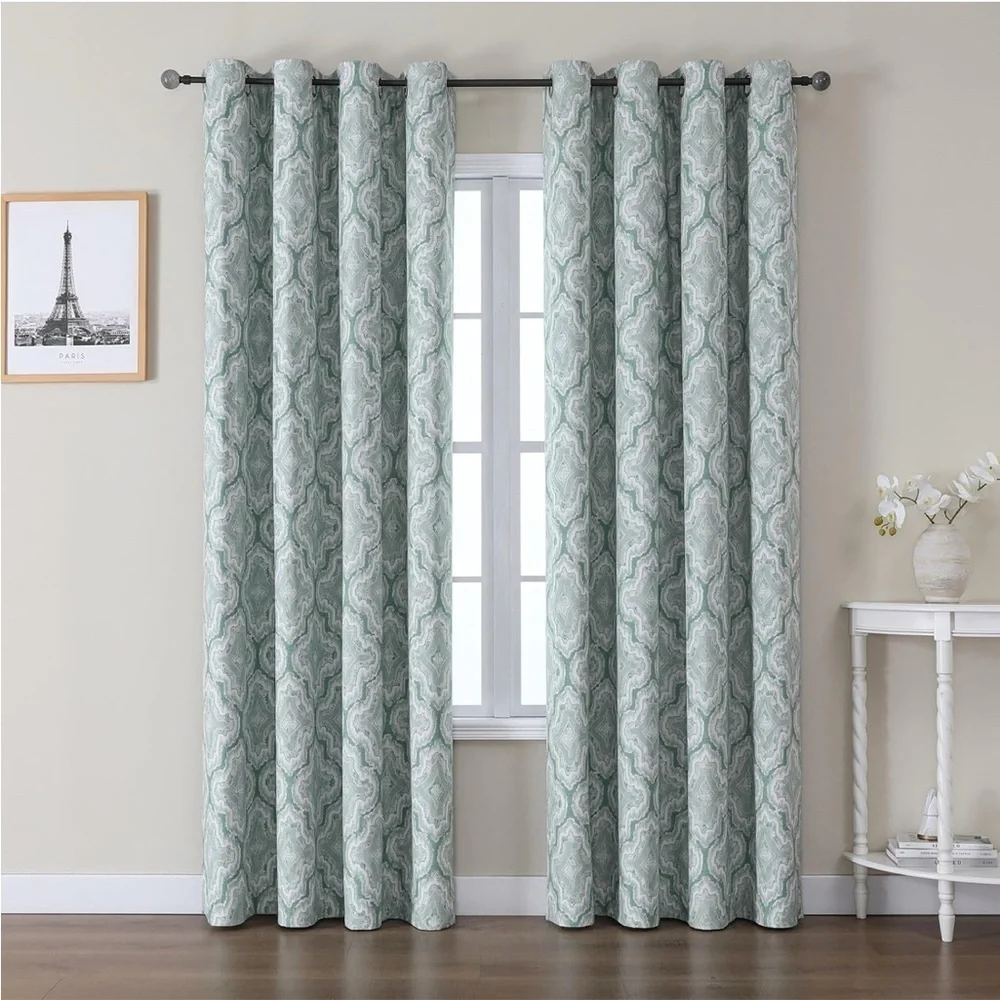Airwill Full Blackout Curtains 63 Inches Long 2 Panels, Grommet Top Window (071)